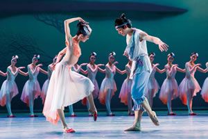 西洋のバレエと中国の舞踊が見事に融合した舞台